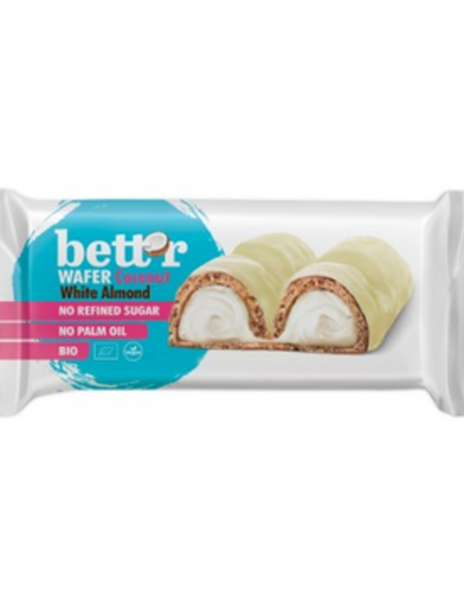 Bett'r Bett'r Wafel Gevuld met Kokoscrème BIO 33g
