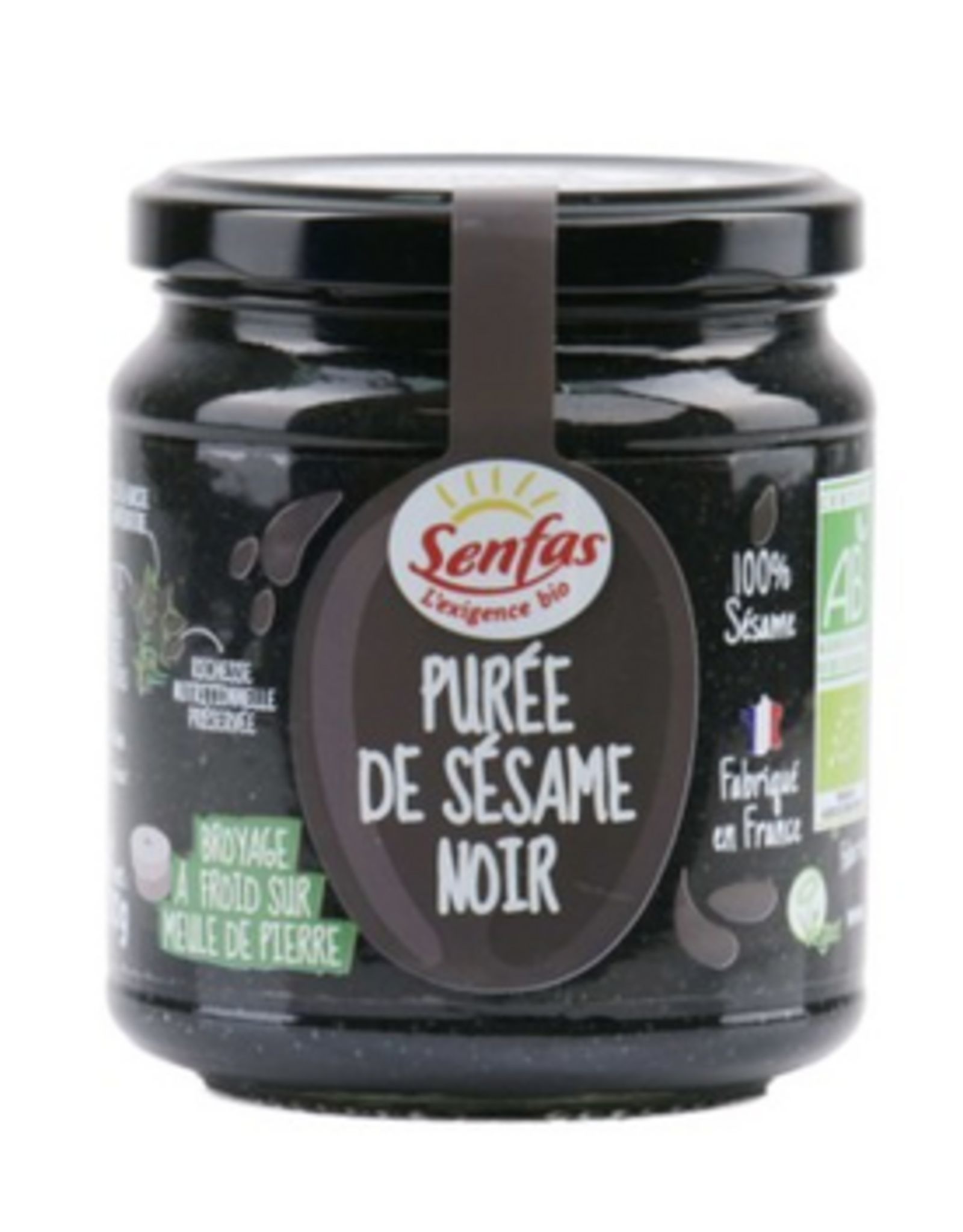 Senfas Senfas Zwarte Sesampasta Bio 300g