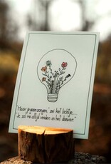 Emma.Nieke Kaartje Emma.Nieke - Maak je geen zorgen zei het lichtje
