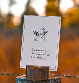 Emma.Nieke Kaartje Emma.Nieke - This is to remind you that you have a brave heart
