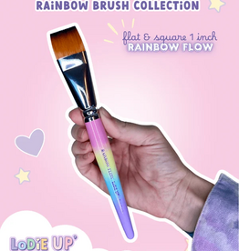 Fusion LODIE UP Rainbow Flow Brush - 1 Inch Flat