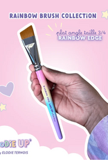 Fusion LODIE UP  Rainbow Edge Brush – 3/4 Angle