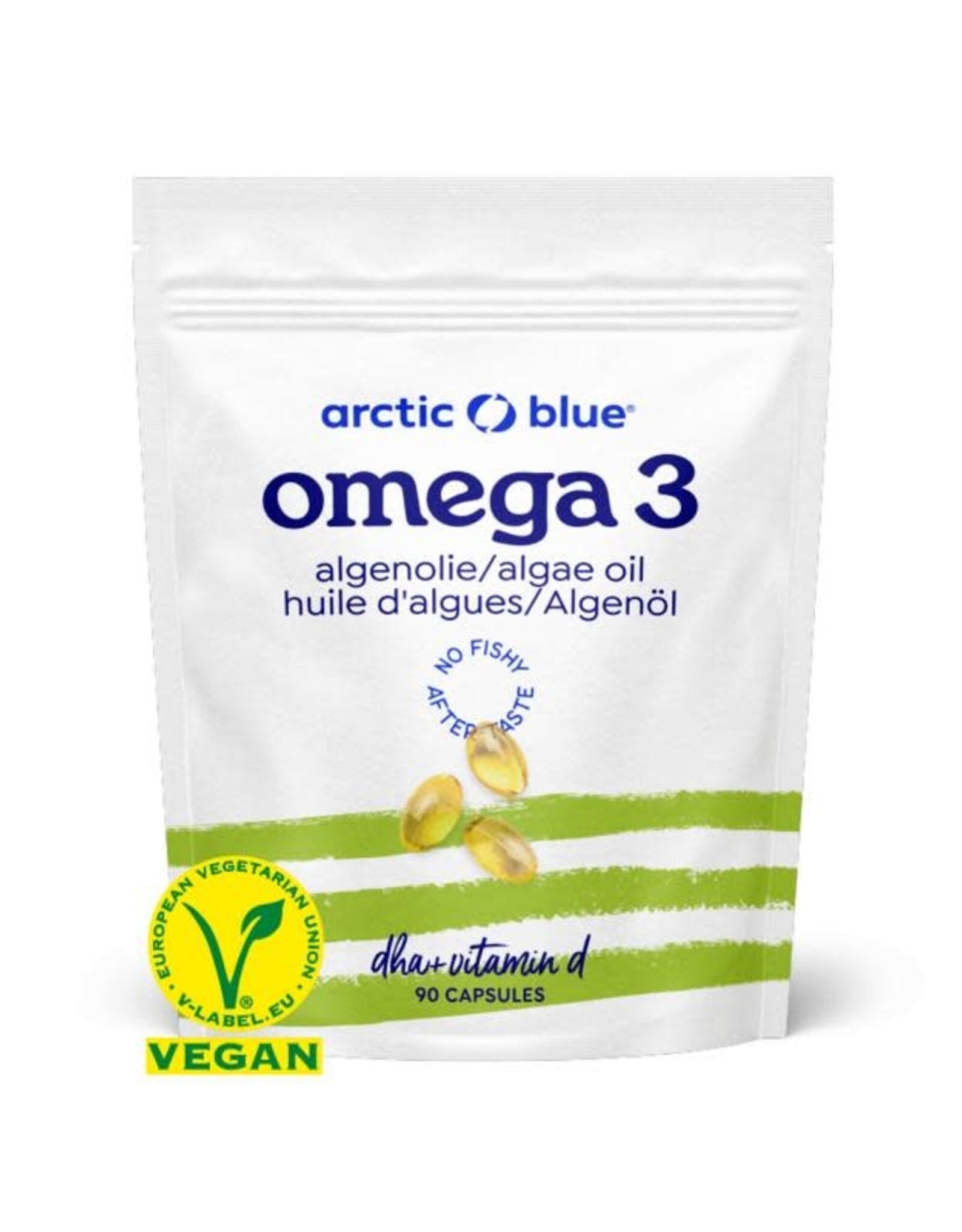 Arctic Blue Omega-3 algenolie DHA met vitamine D - vegan - 90 capsules