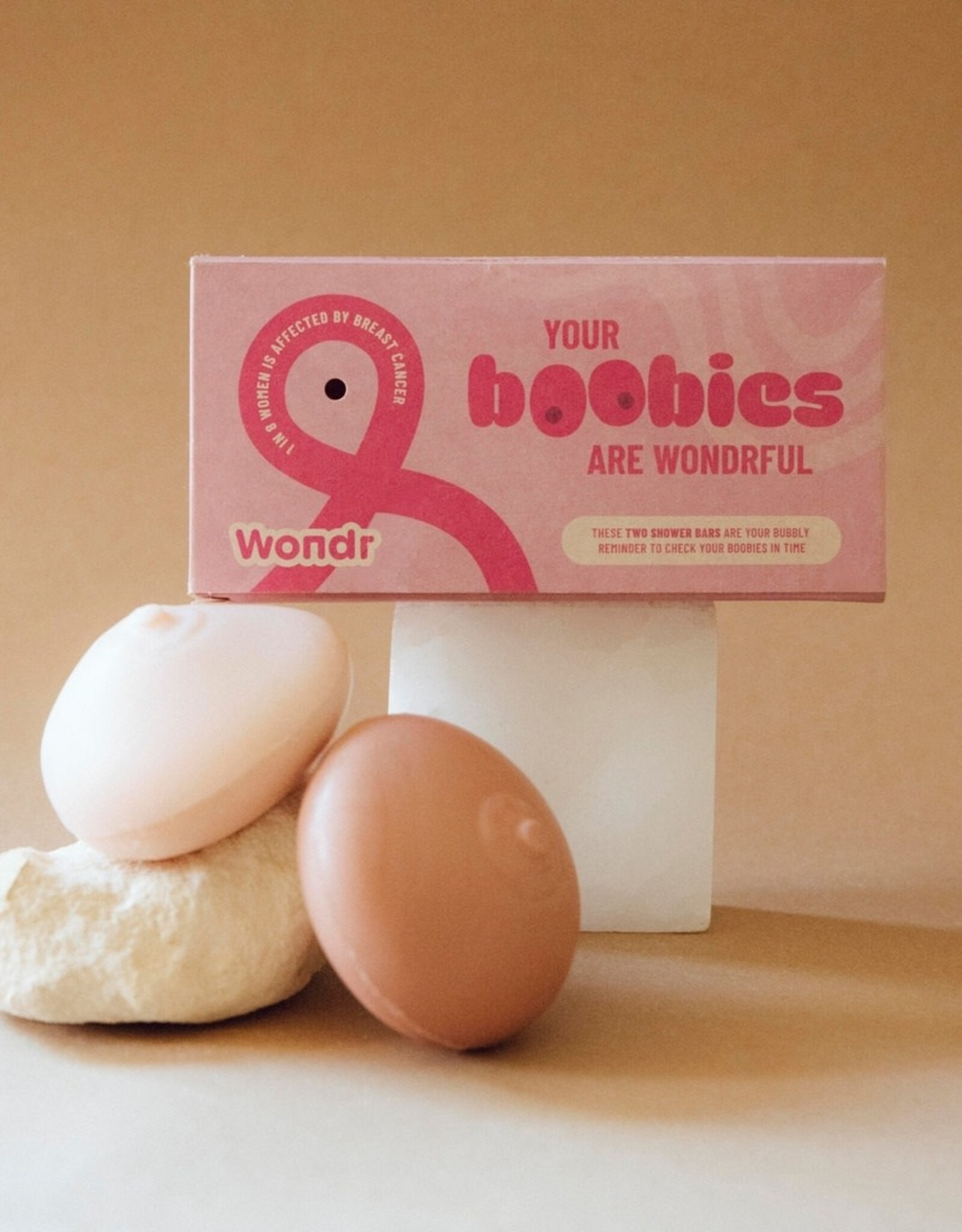 Wondr WONDR Boobie Bar - pink - 90g