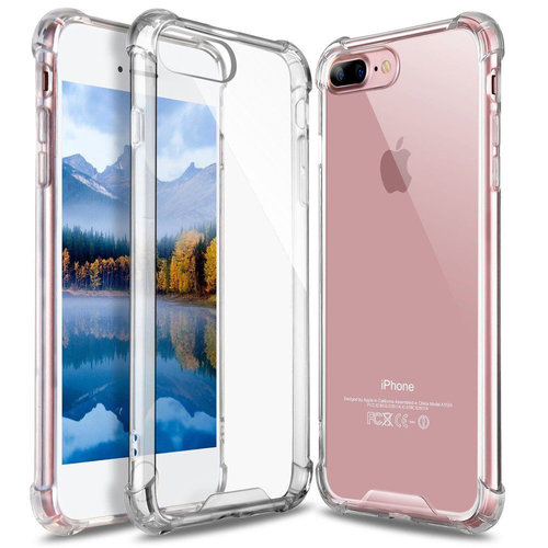 iPhone 7 Plus/ 8 Plus Cover Transparant Shockproof Case 