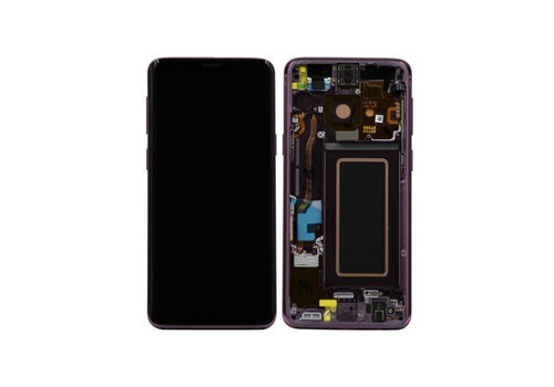 Samsung Galaxy S9 SM-G960F Display Module and Frame - Lilac Purple 