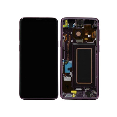 Samsung Galaxy S9 SM-G960F Display Module and Frame - Lilac Purple 