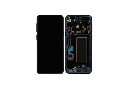 Samsung Galaxy S9 SM-G960F Display Module and Frame - Coral Blue 