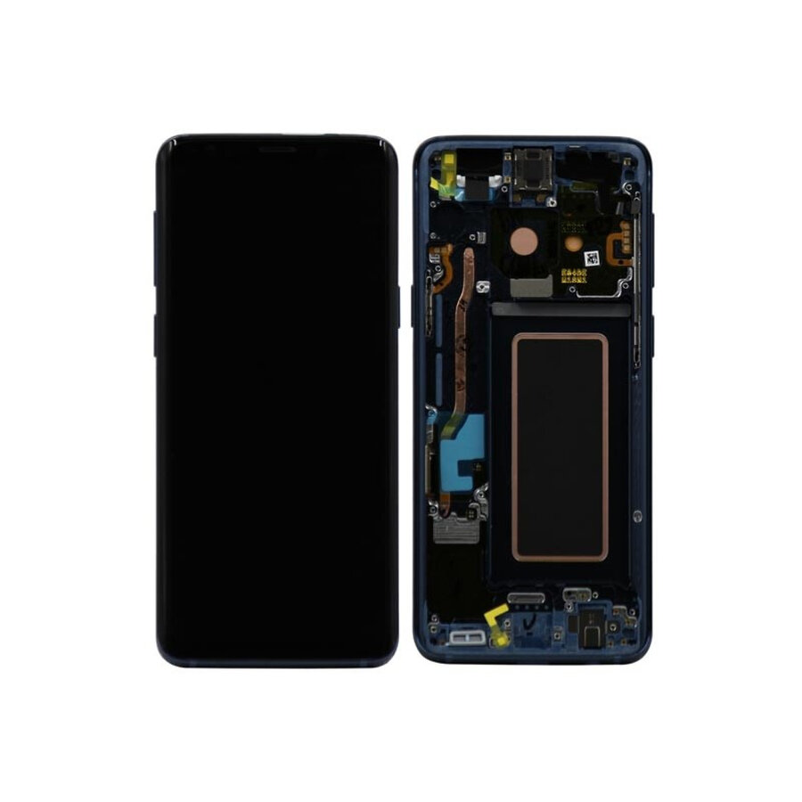 Samsung Galaxy S9 SM-G960F Display Module en Frame - Coral Blue-1