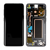 Samsung Galaxy S9 SM-G960F Display Module und Rahmen - Titanium Grey