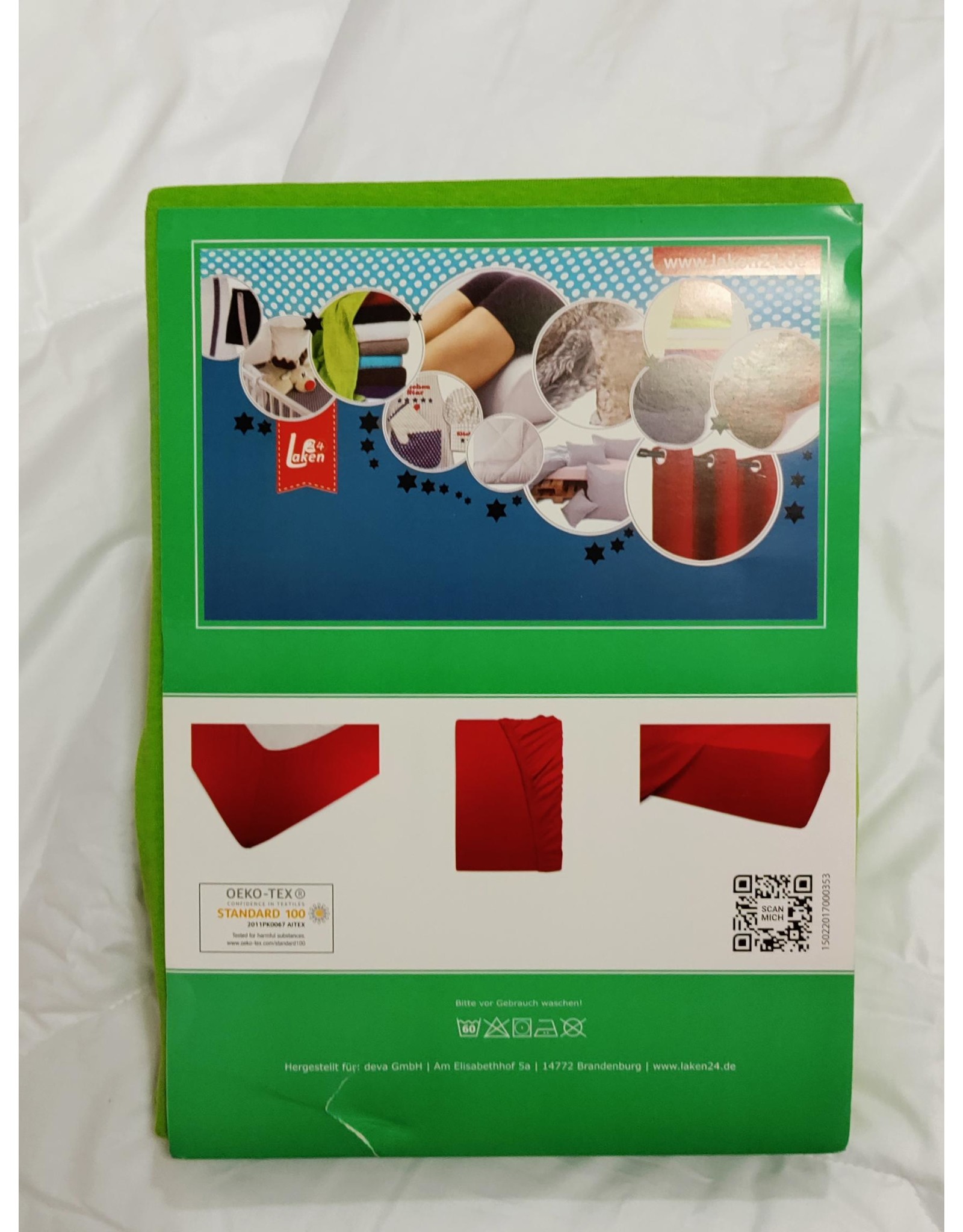 Laken24 Laken24 Jersey Hoeslaken Groen