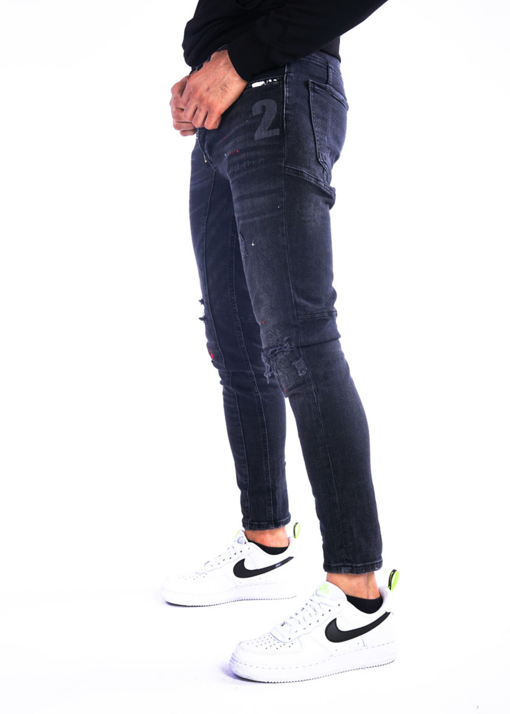Skinny jeans zwart