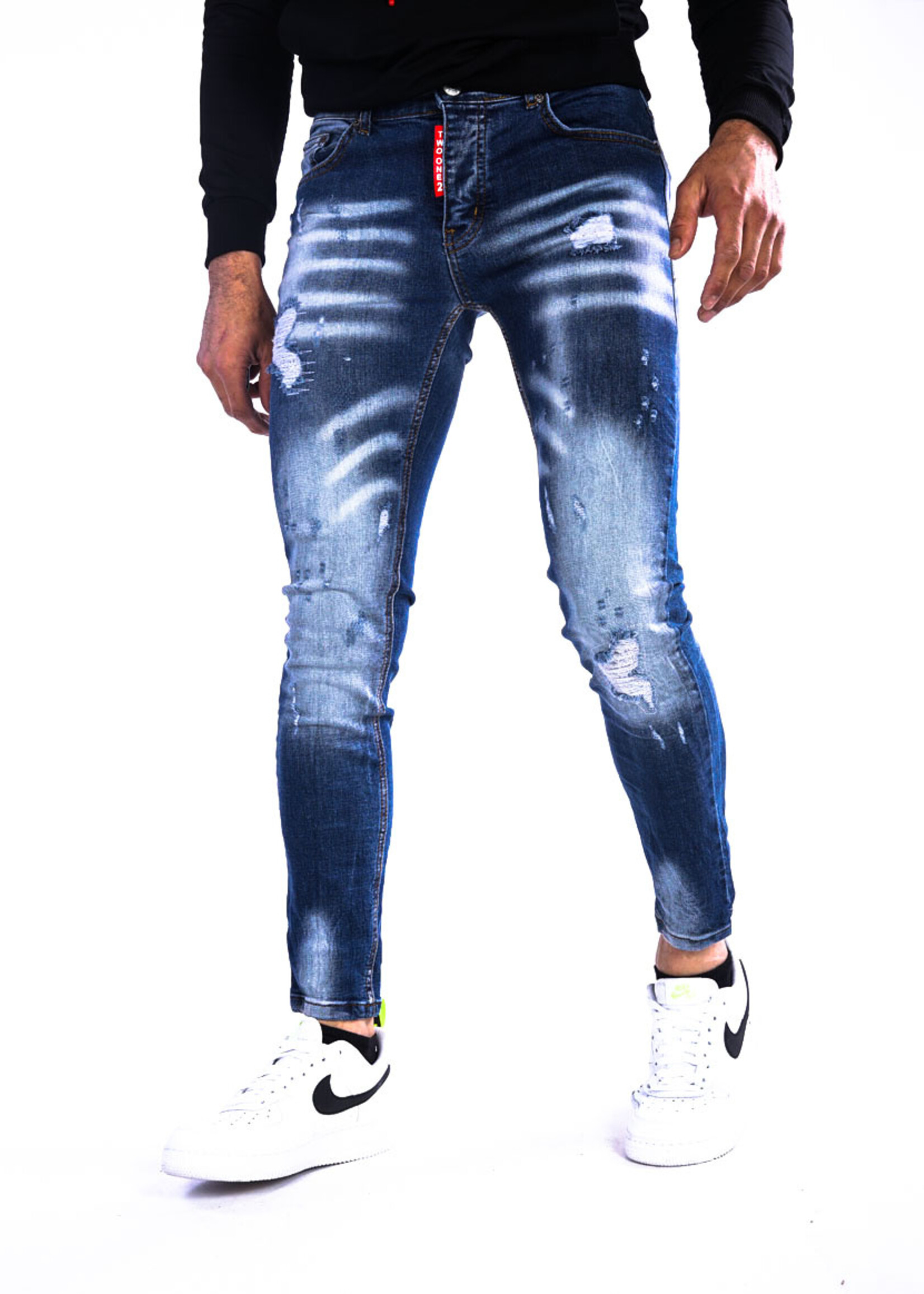 Stijlvolle heren jeans blauw