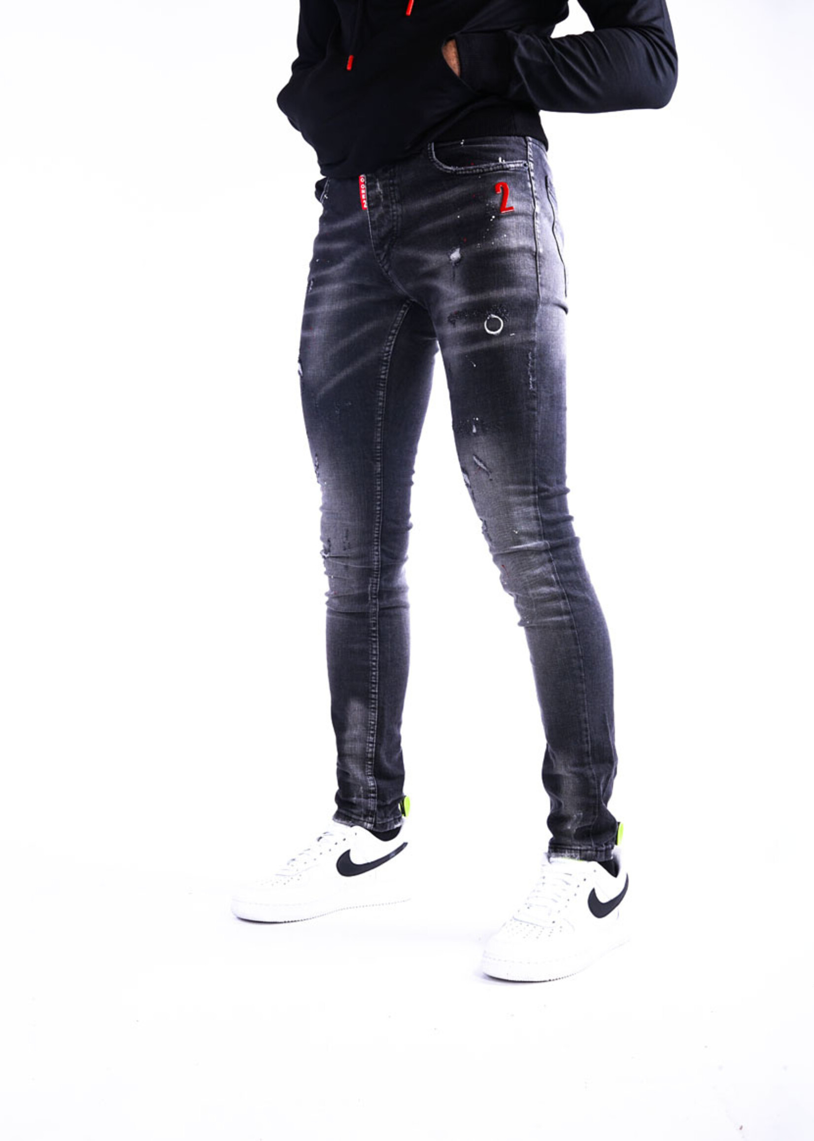 Heren jeans  nero skinny