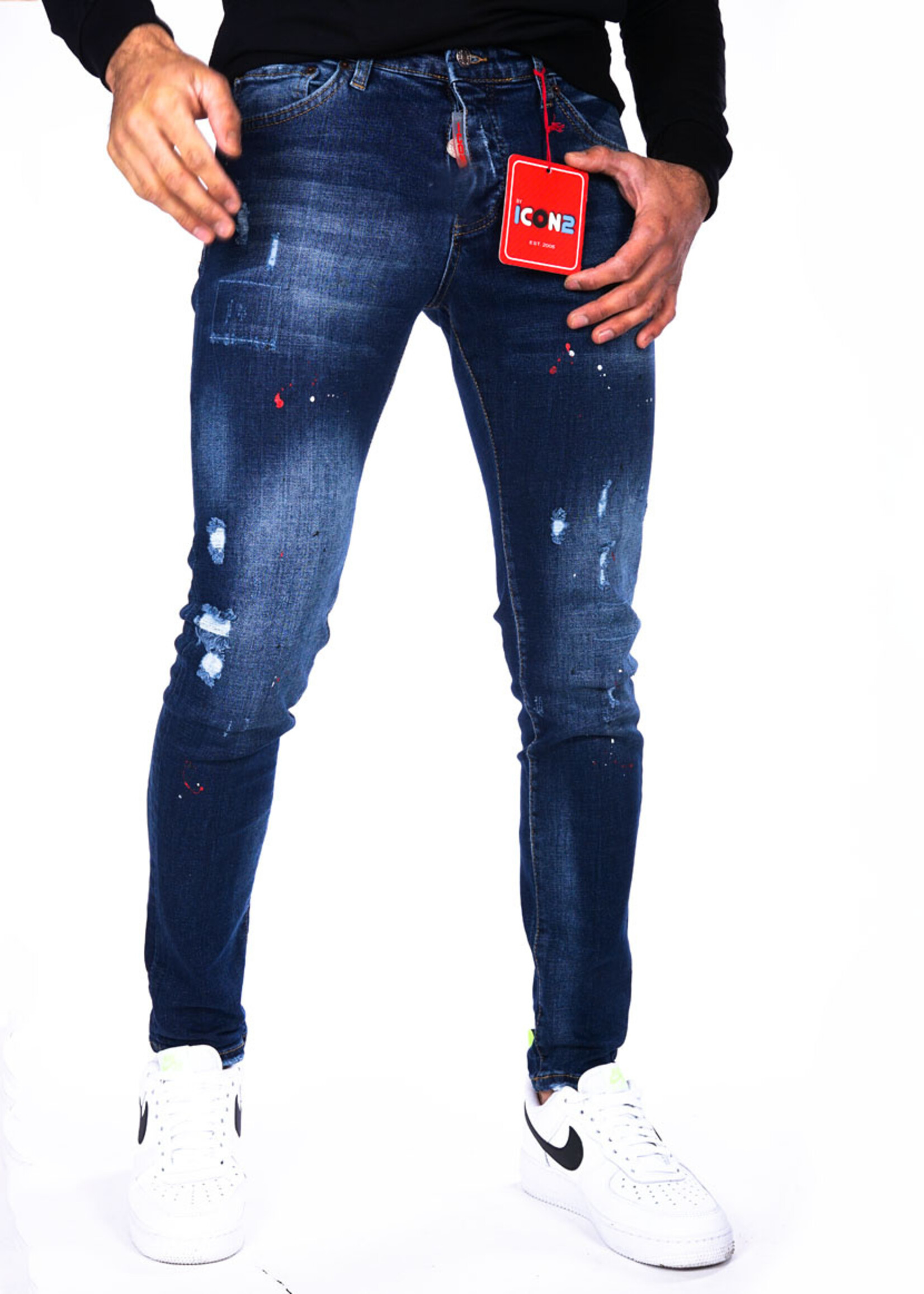 Icon2 heren Jeans blauw