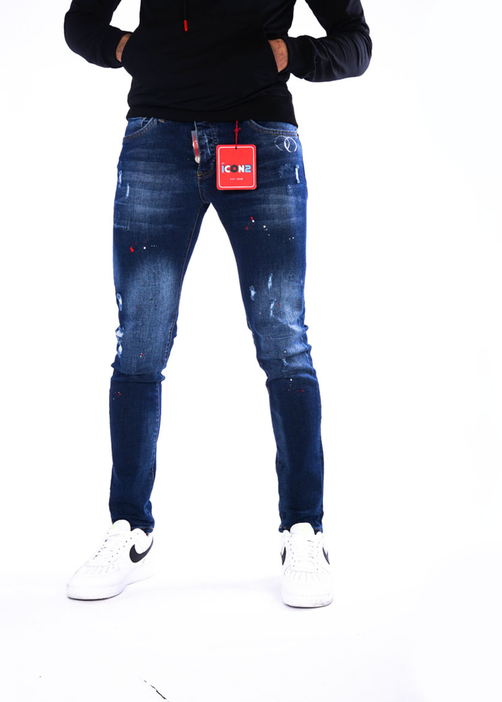 Icon2 heren Jeans blauw