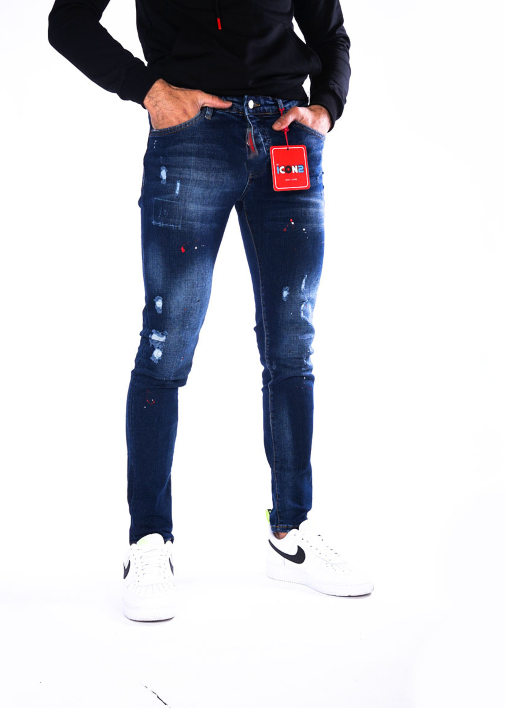 Icon2 heren Jeans blauw