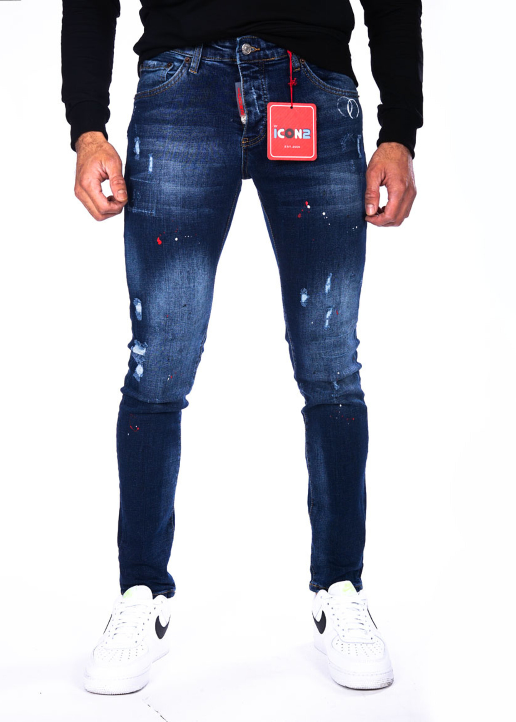 Icon2 heren Jeans blauw