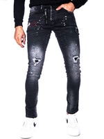 Stoere heren jeans zwart