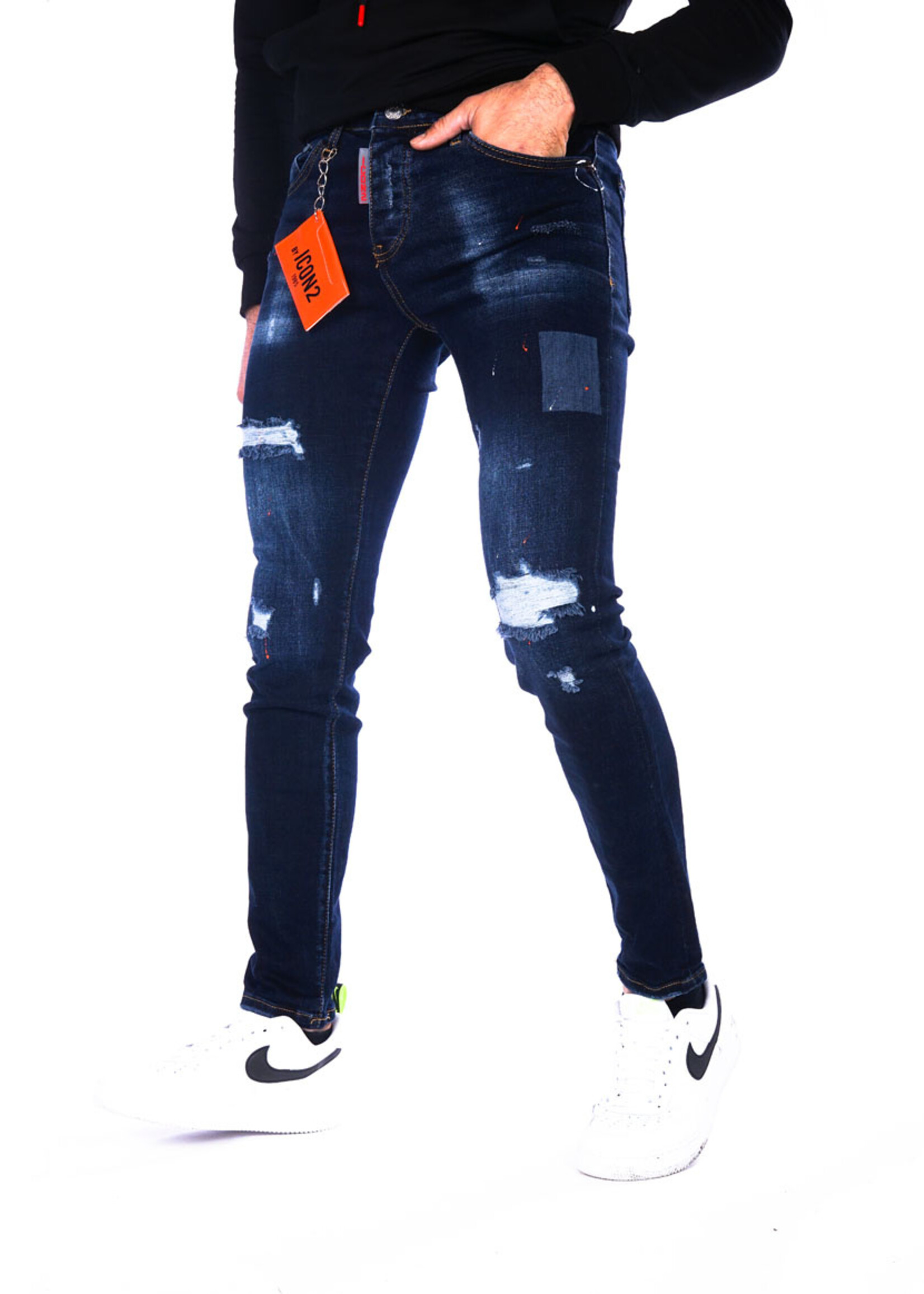 Icon2 jeans skinny blauw