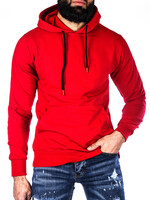 Hoodie Basic Rood