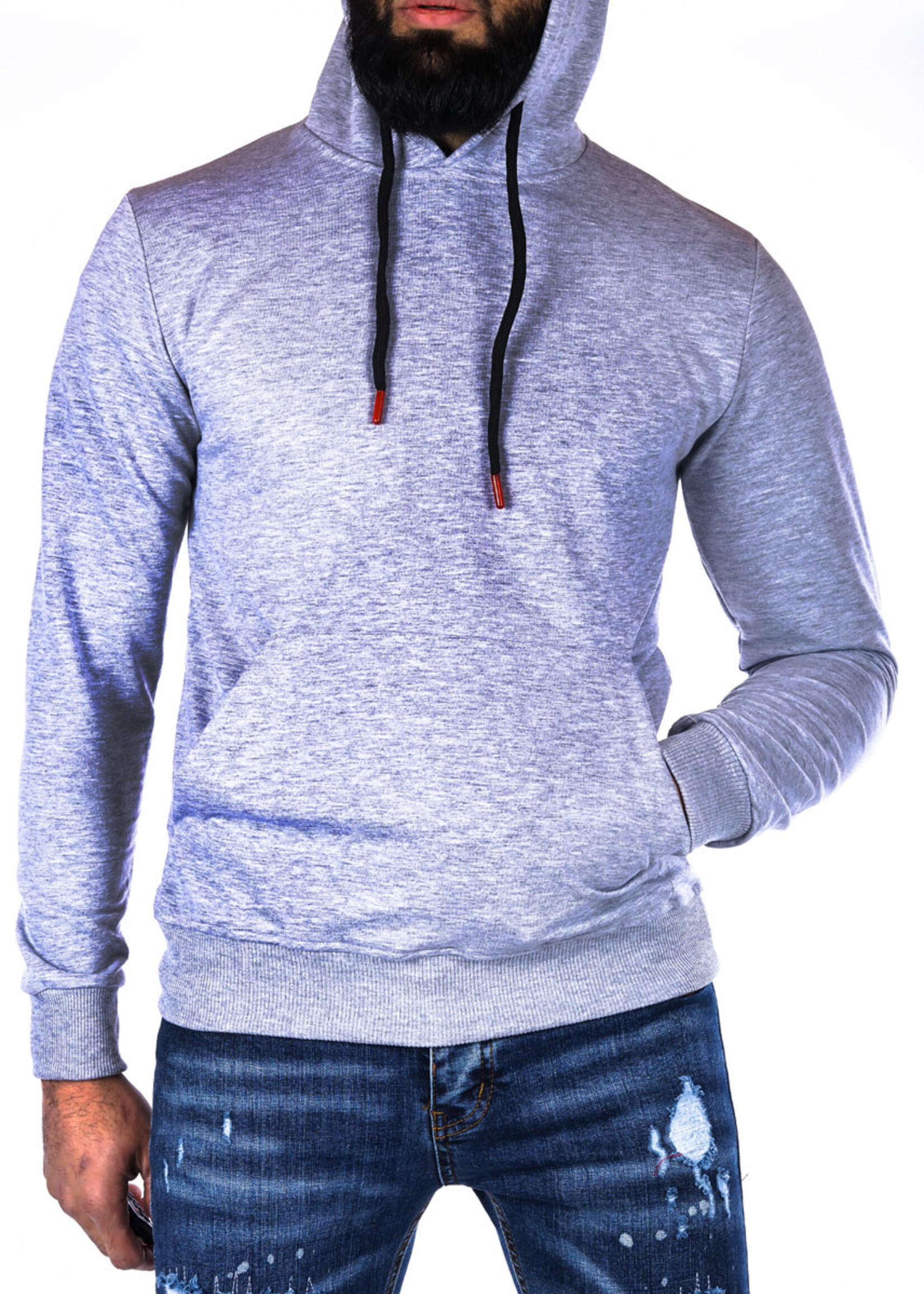 Hoodie basic Grijs