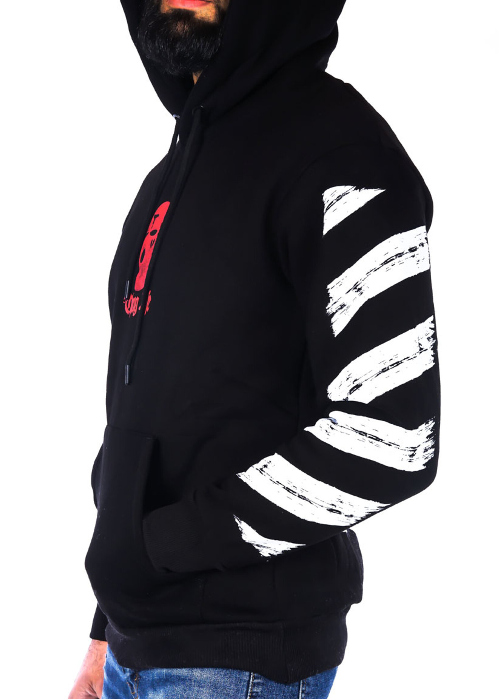 Hoodie Thug life ZWART
