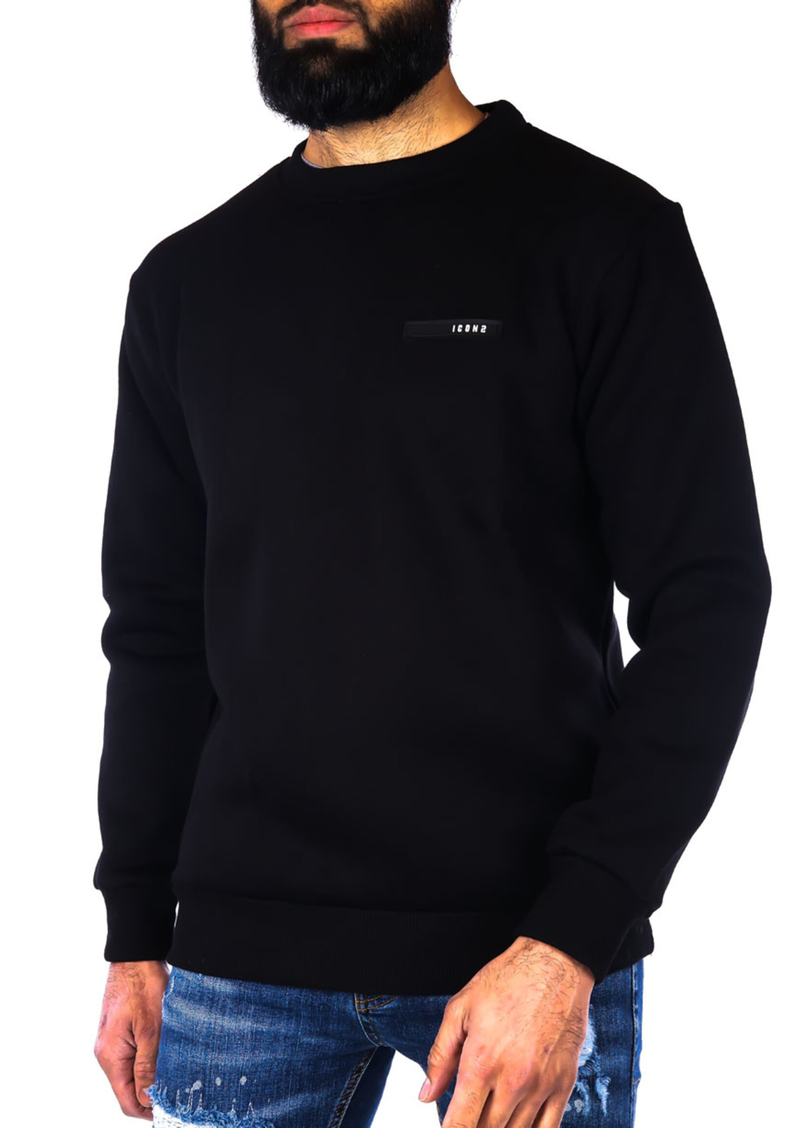 Icon2 Sweater zwart