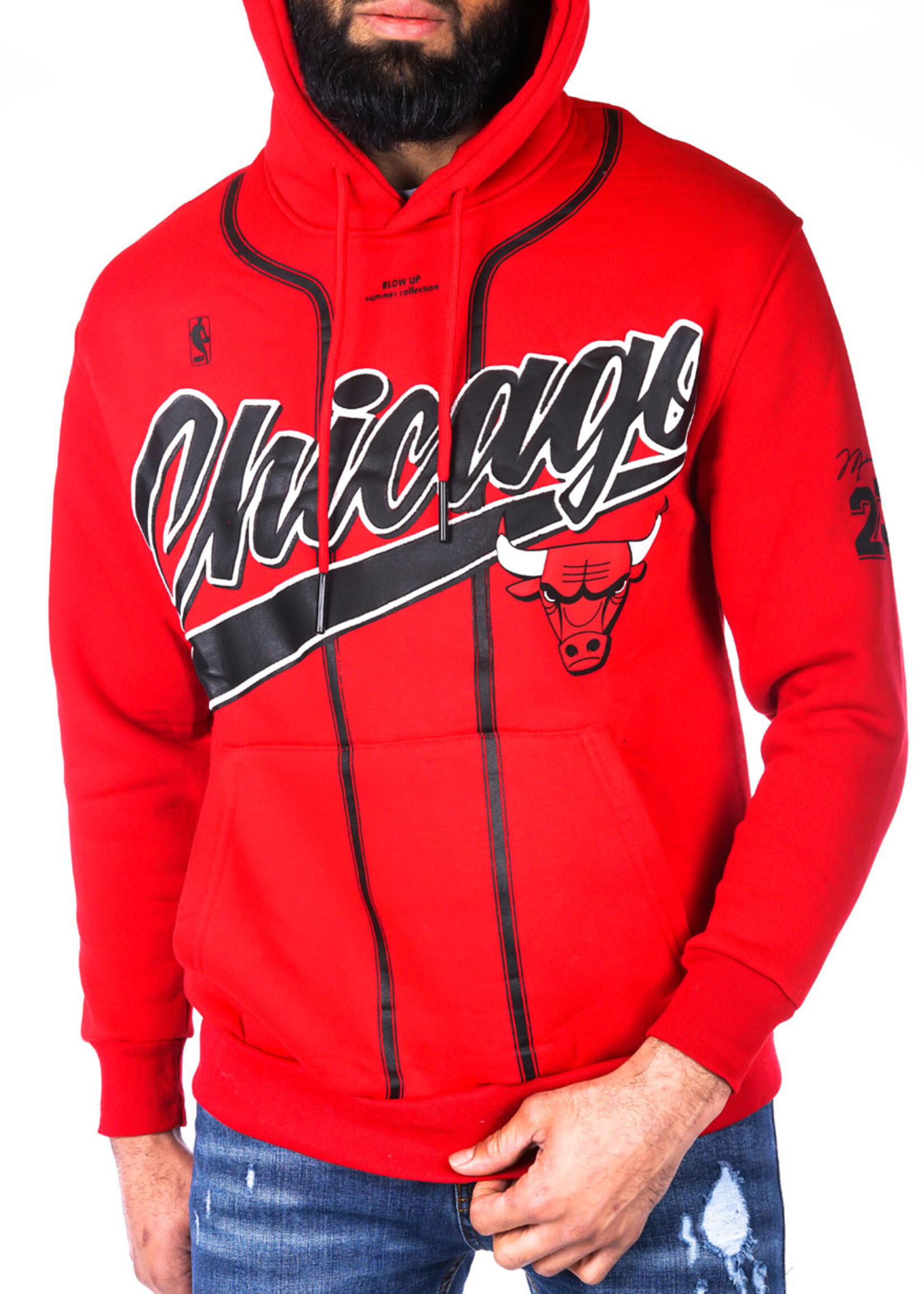 Bulls Hoodie RED