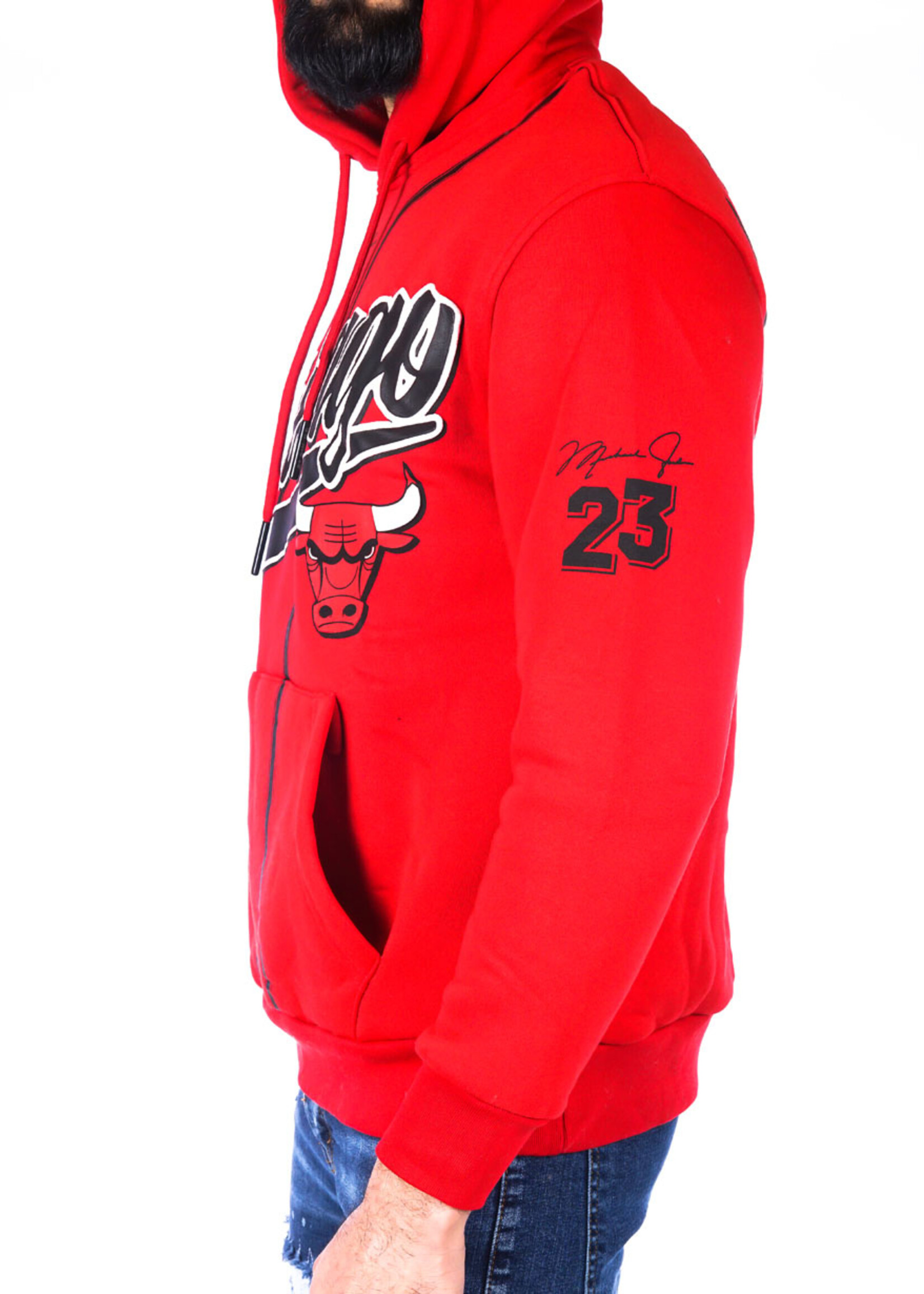Bulls Hoodie RED