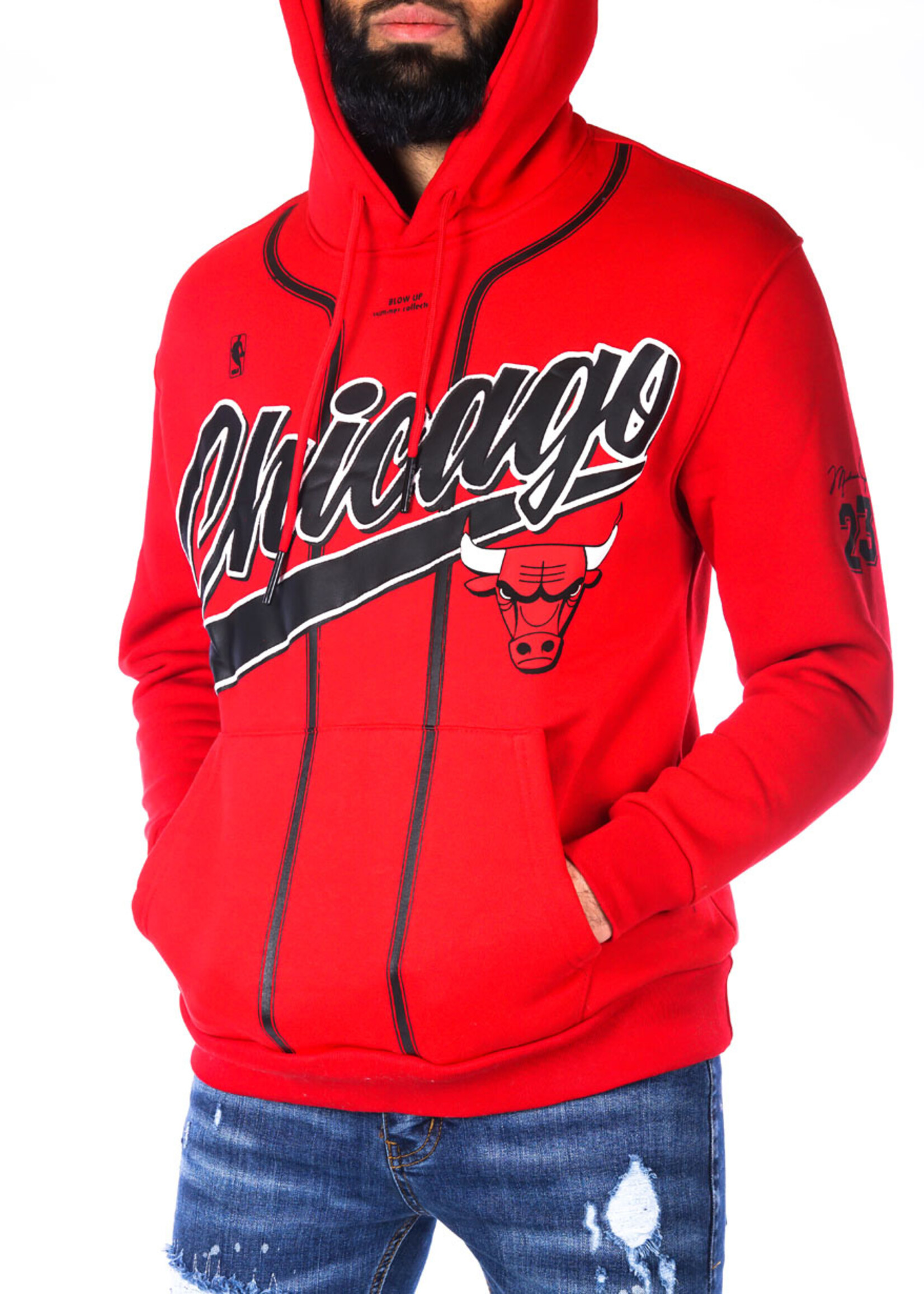Bulls Hoodie RED