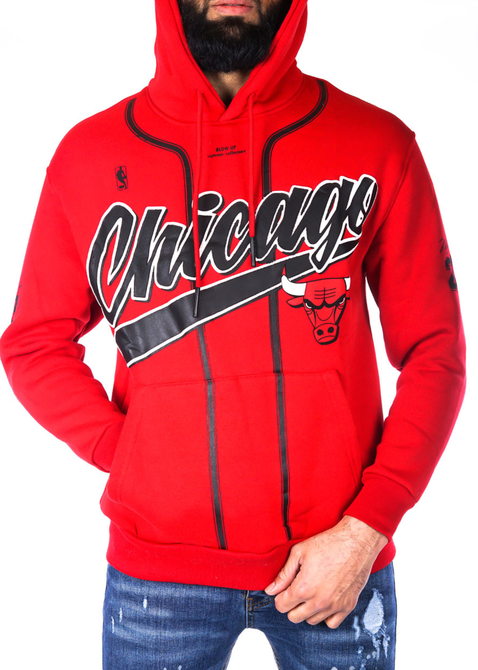 Bulls Hoodie RED