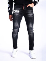 Icon Jeans ZWART