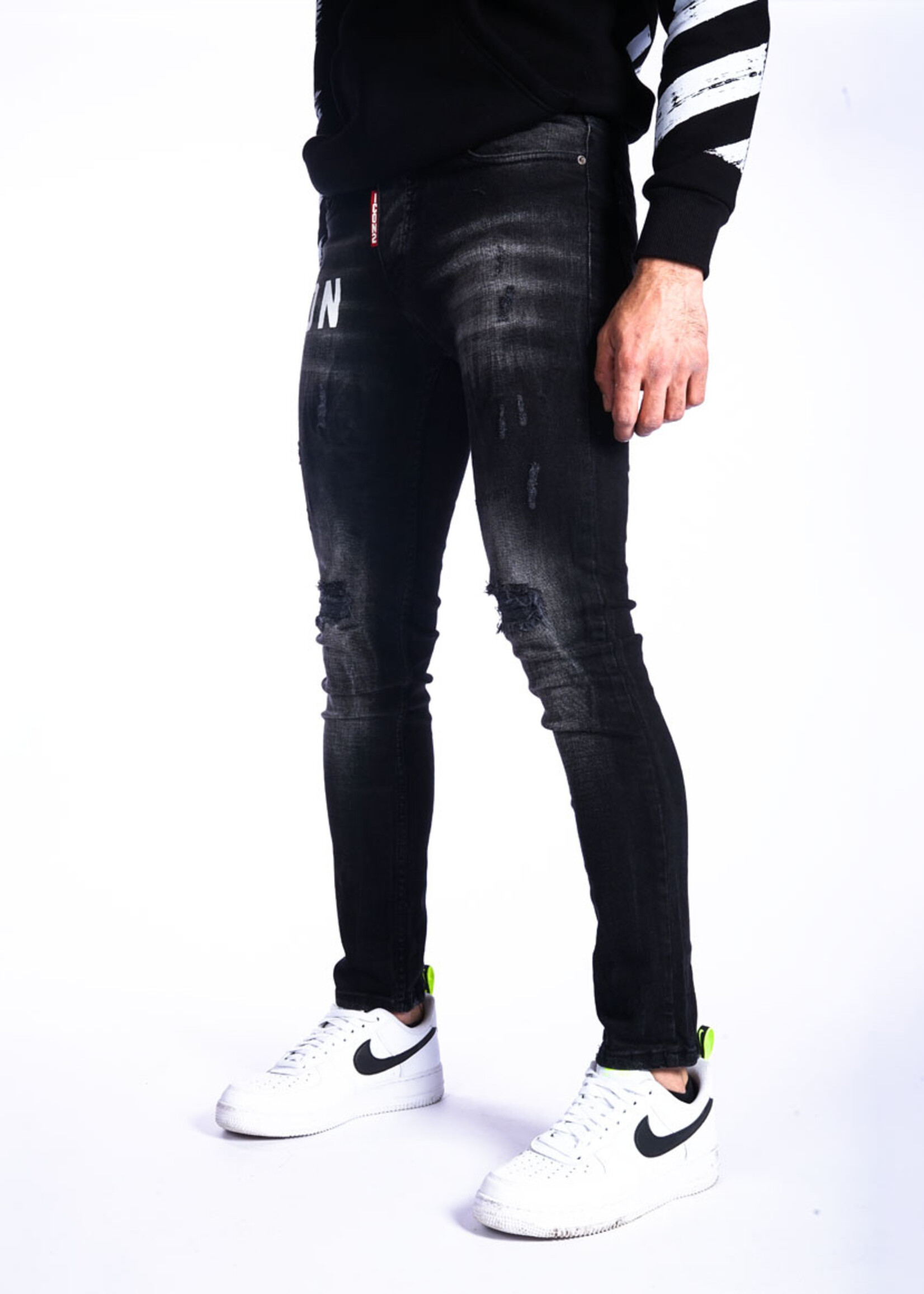 Icon Jeans ZWART
