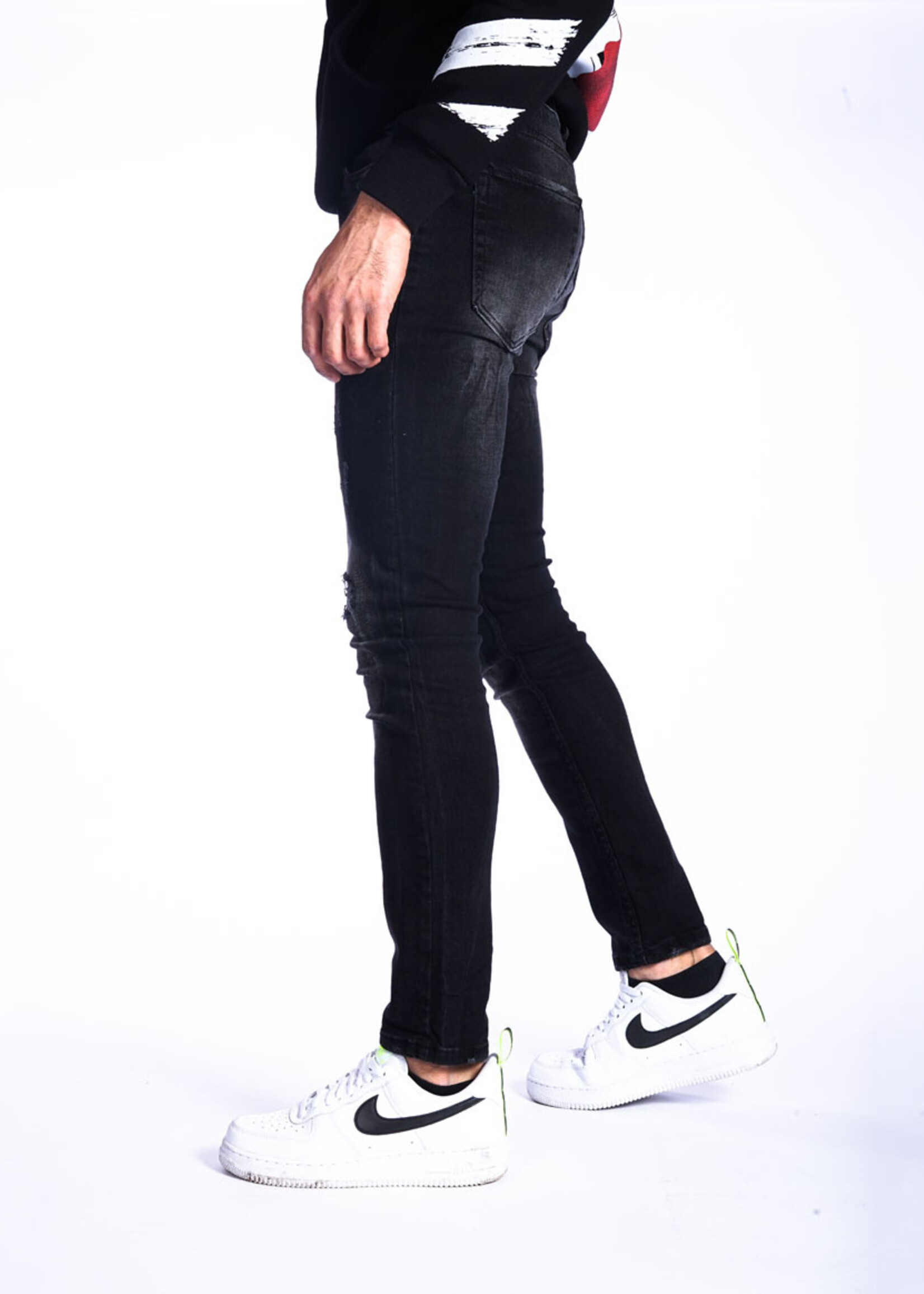 Icon Jeans ZWART