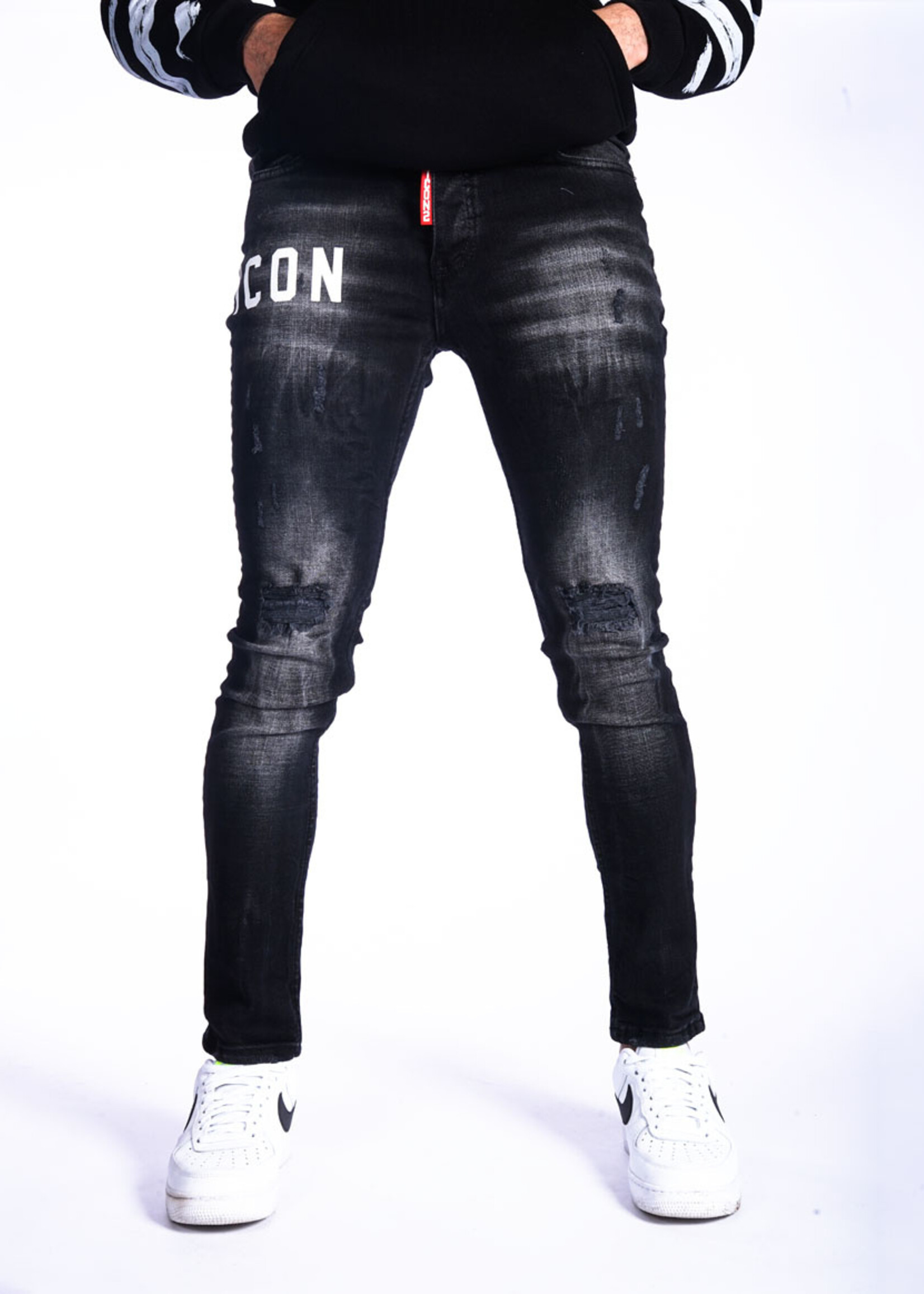 Icon Jeans ZWART