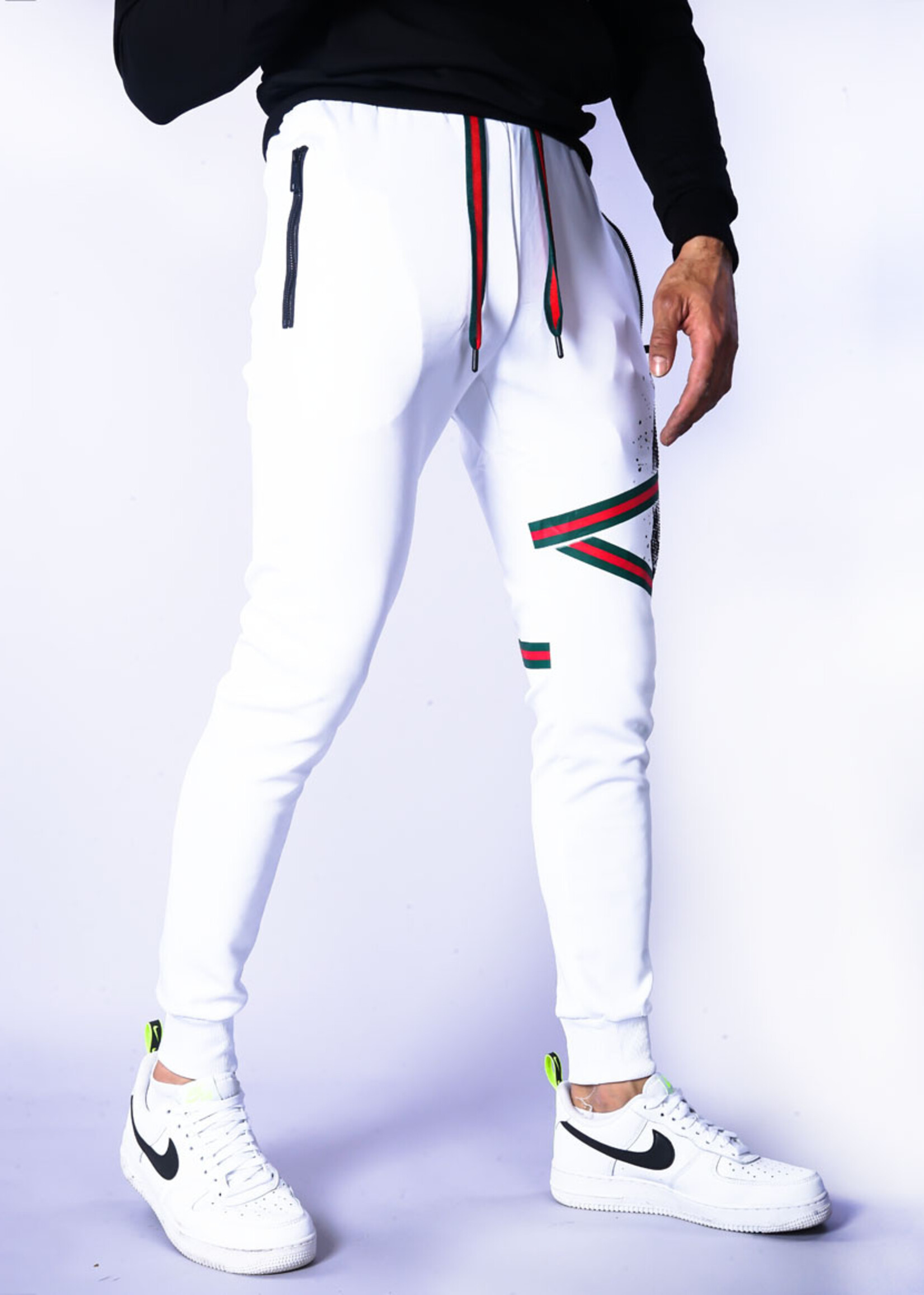 doodskop Joggingbroek WIT