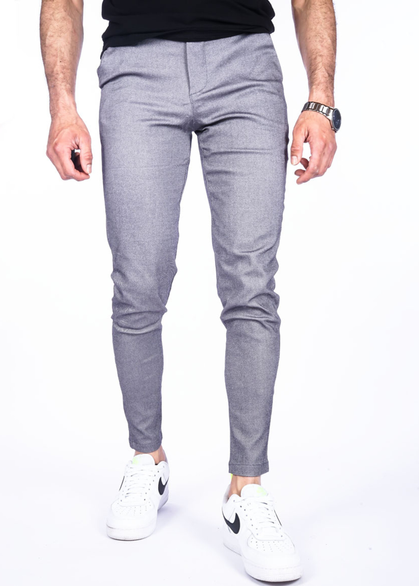 Pantalon Stretch Grijs