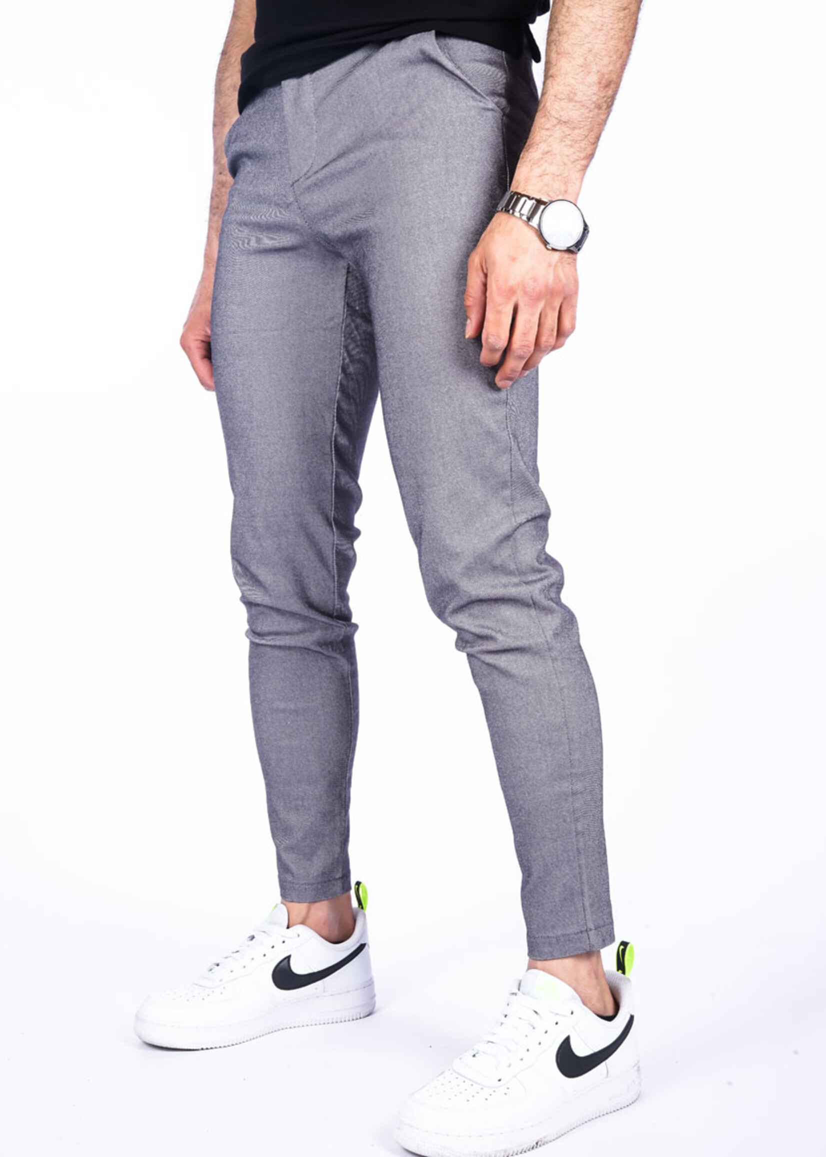 Pantalon Stretch Grijs
