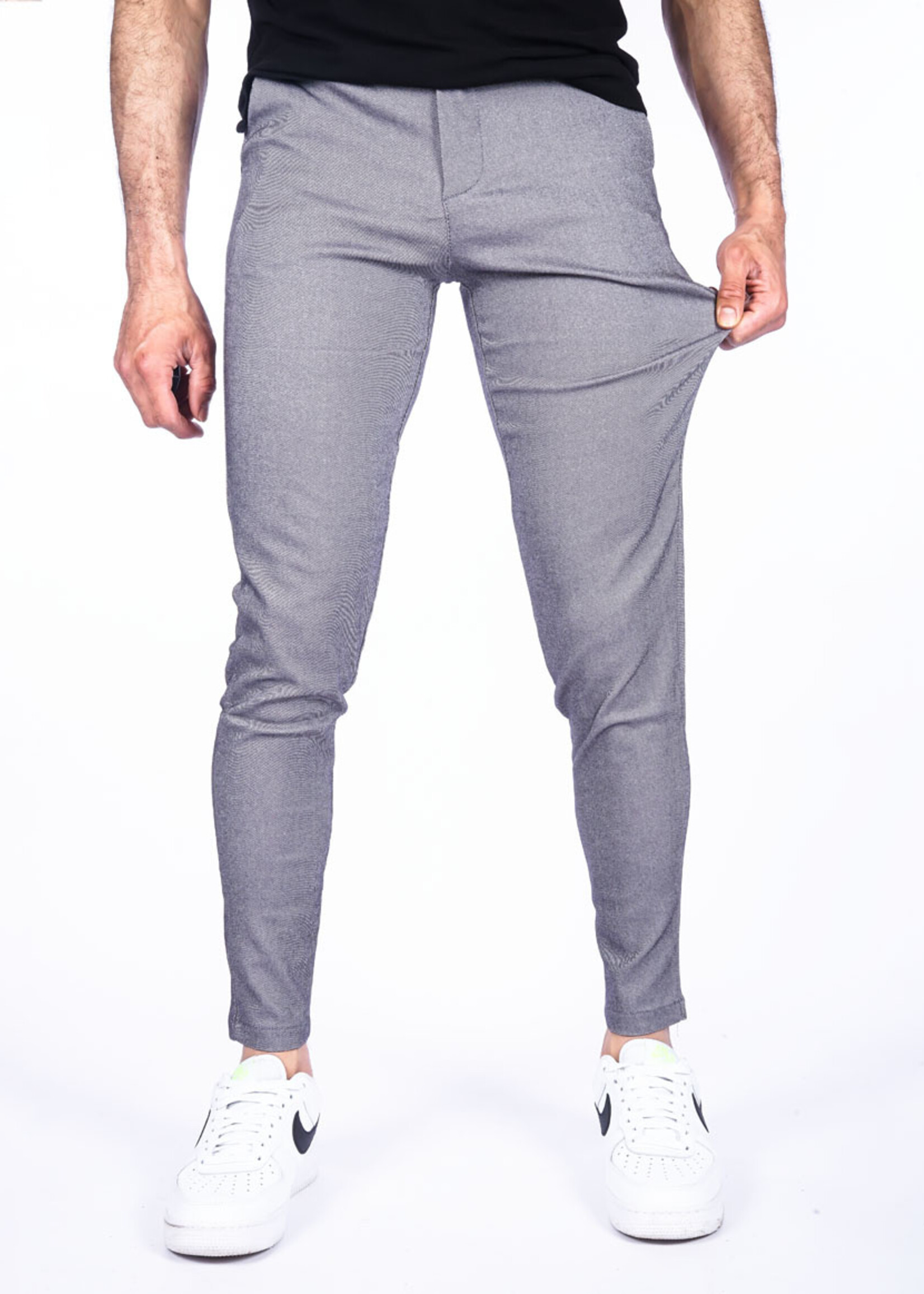 Pantalon Stretch Grijs