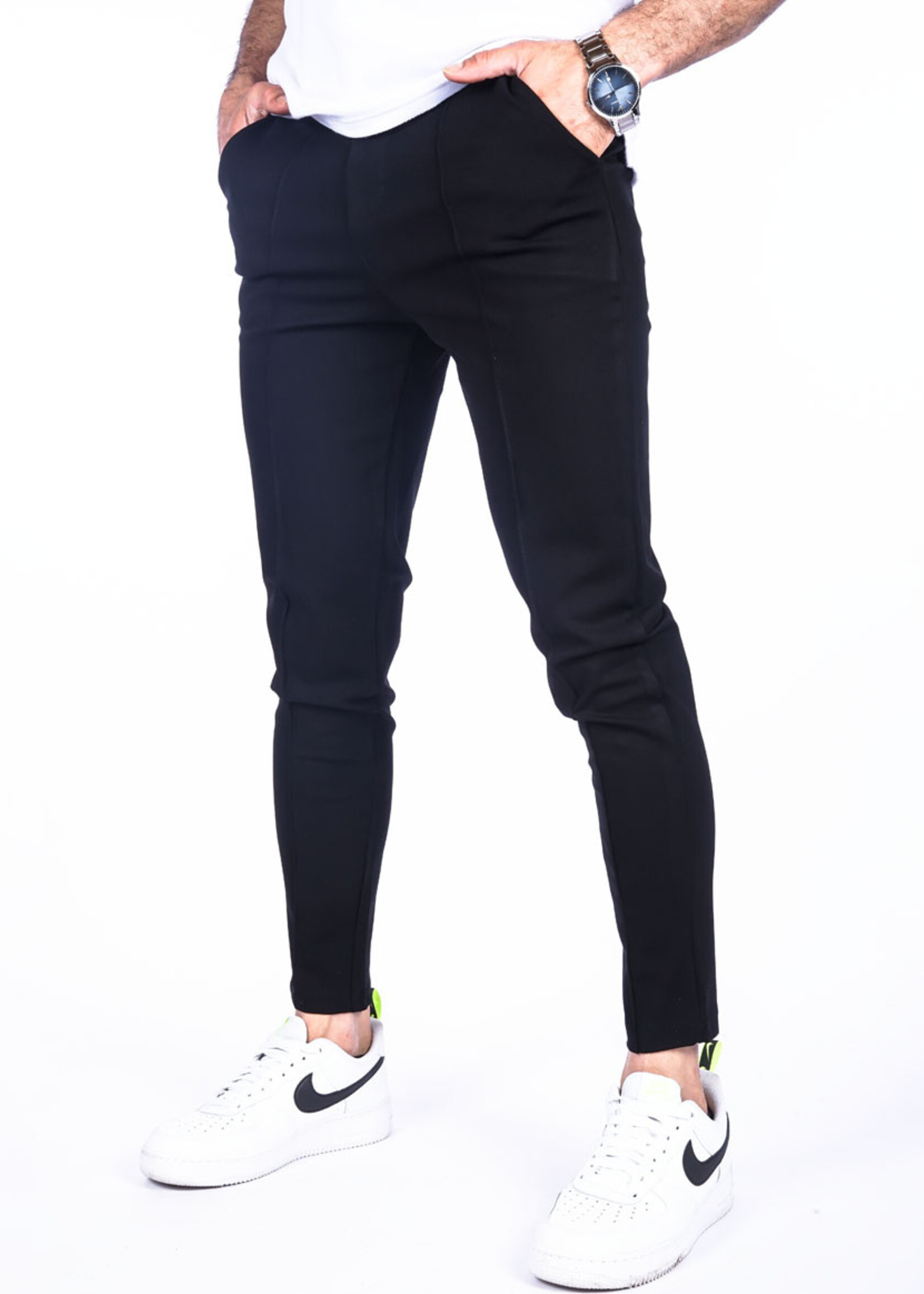 Chino All Black Sretch