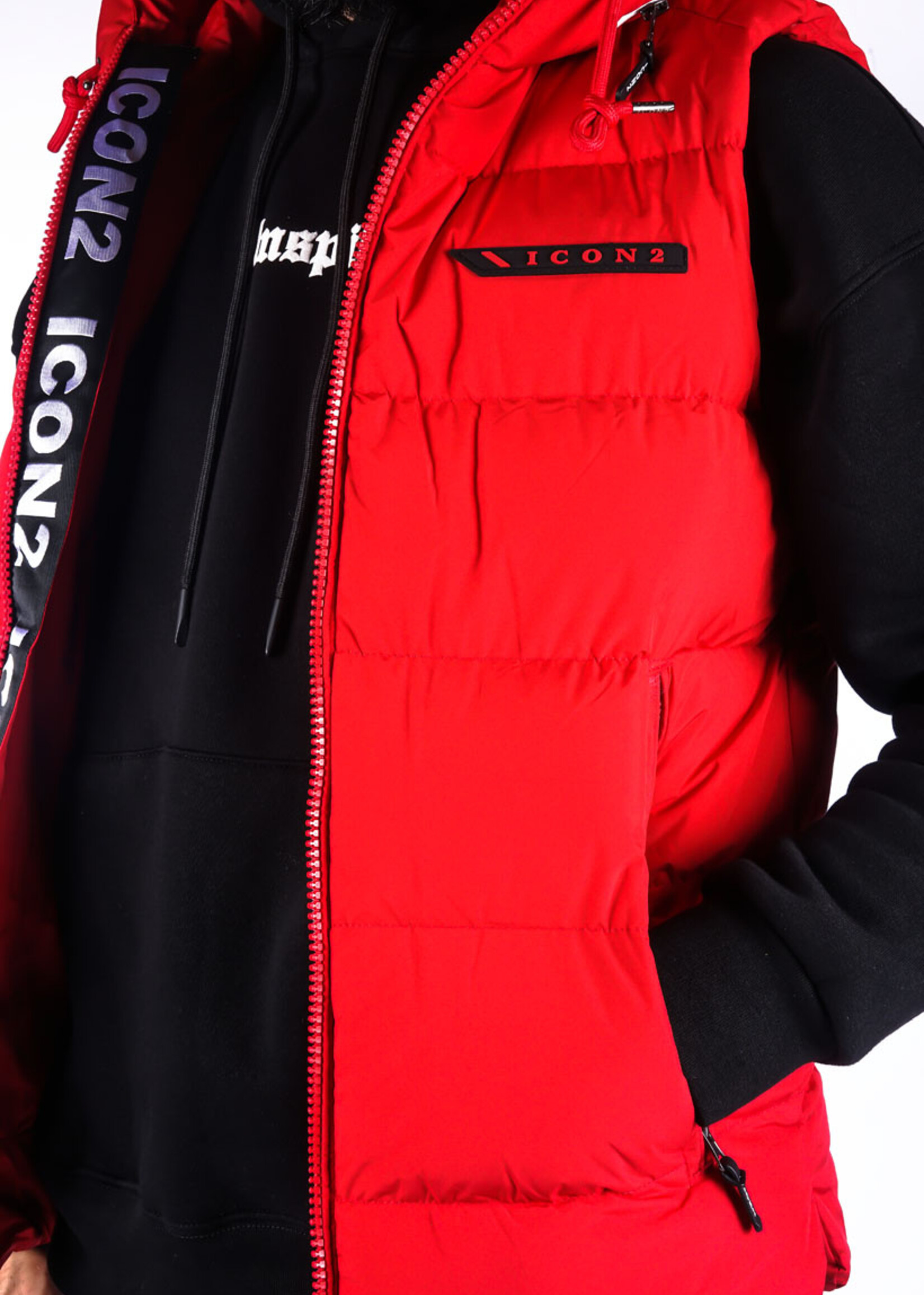Icon Bodywarmer rood