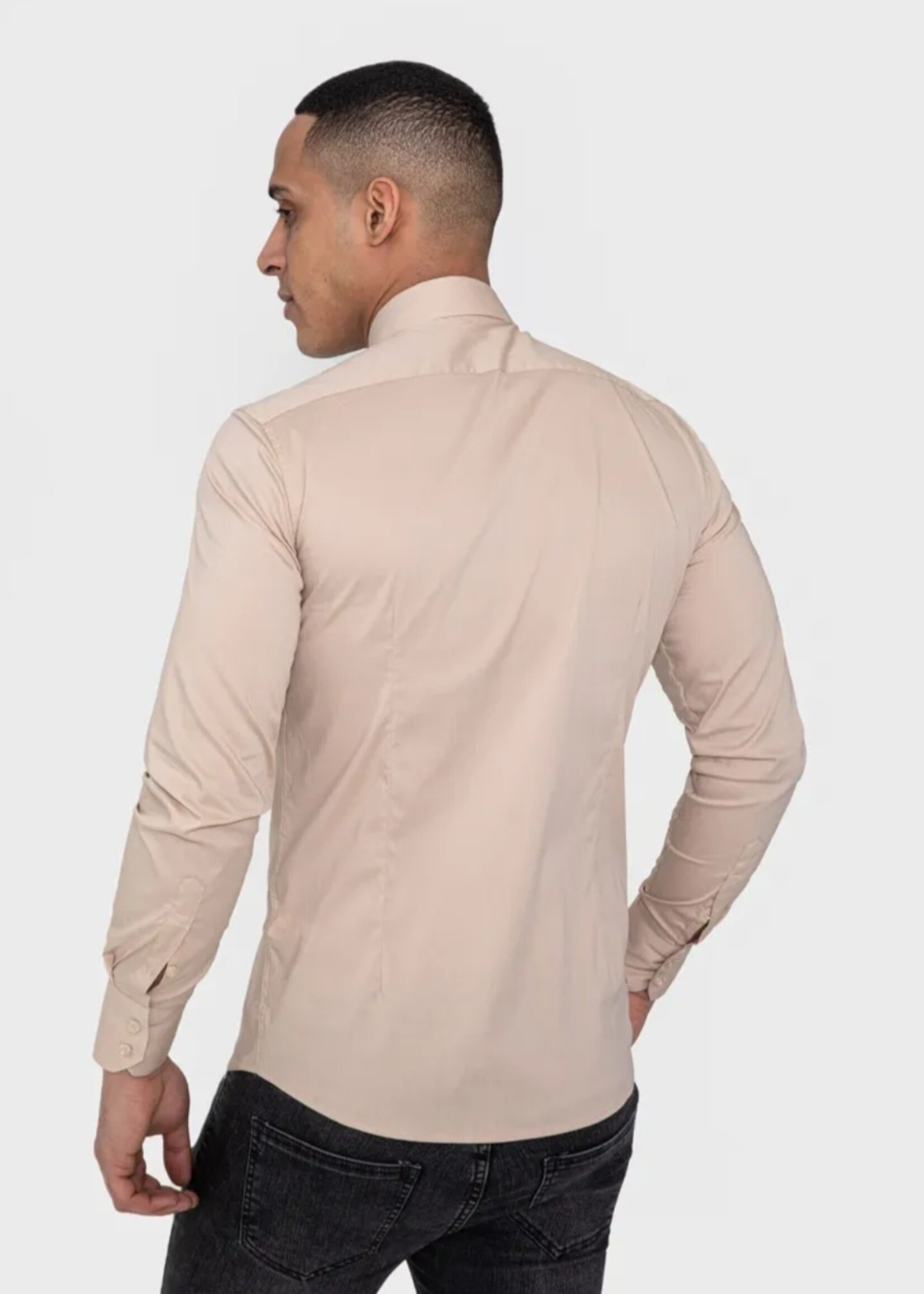 Heren overhemd Beige