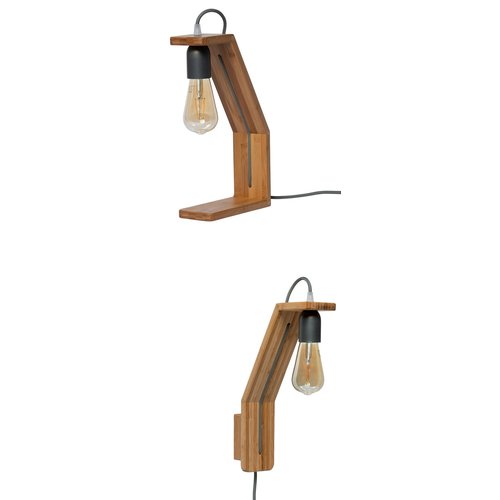 Plus 31 Dutch Lamp Design Bamboe tafellamp Axel en wandlamp Ruinen