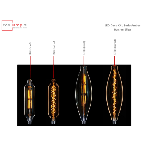 ETH Lichtbron LED Kooldraad Buis XXL 8.0W Staaf Amber