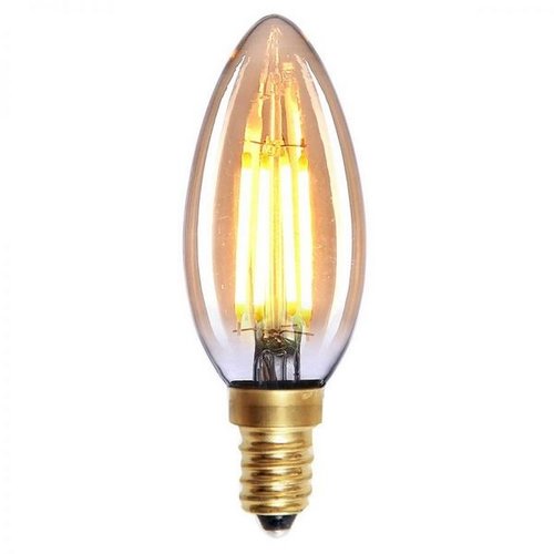 High Light Lichtbron LED Kooldraad Kaars Amber 4.0 W E14