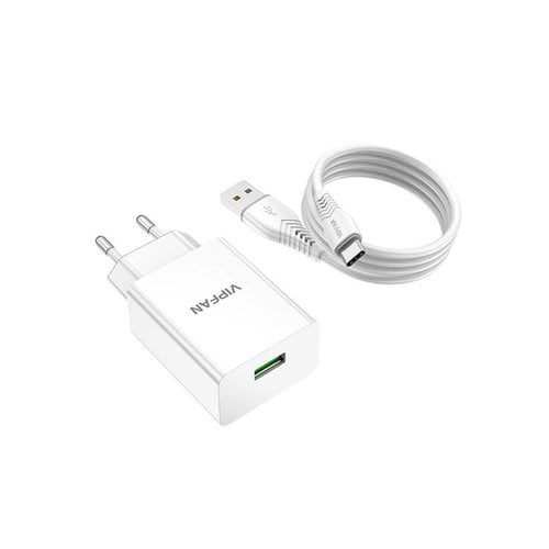 LDNIO USB Snellader BX18 met USB-C kabel