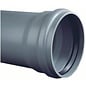 PVC Drain pipe gray with cuff sleeve SN8 L=5m