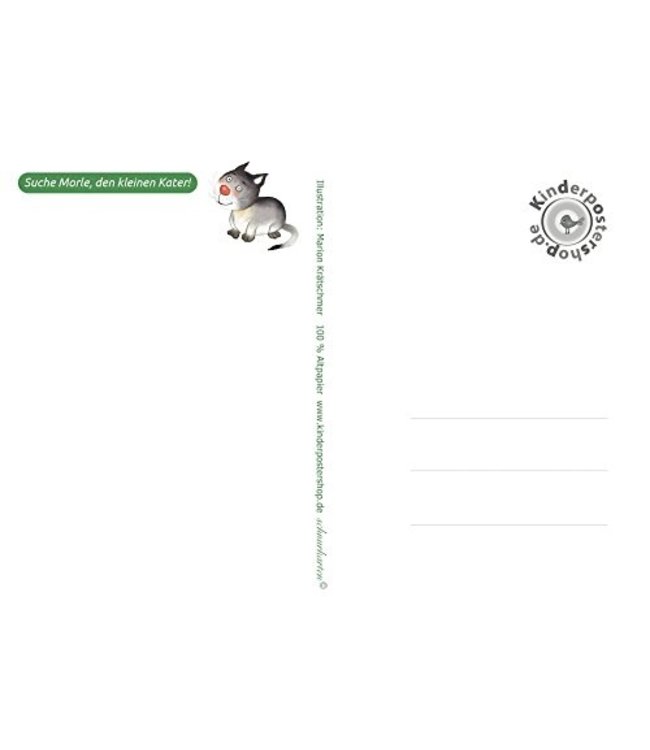 schnurkarten Suche Morle - Wimmelbild mit Suchelement