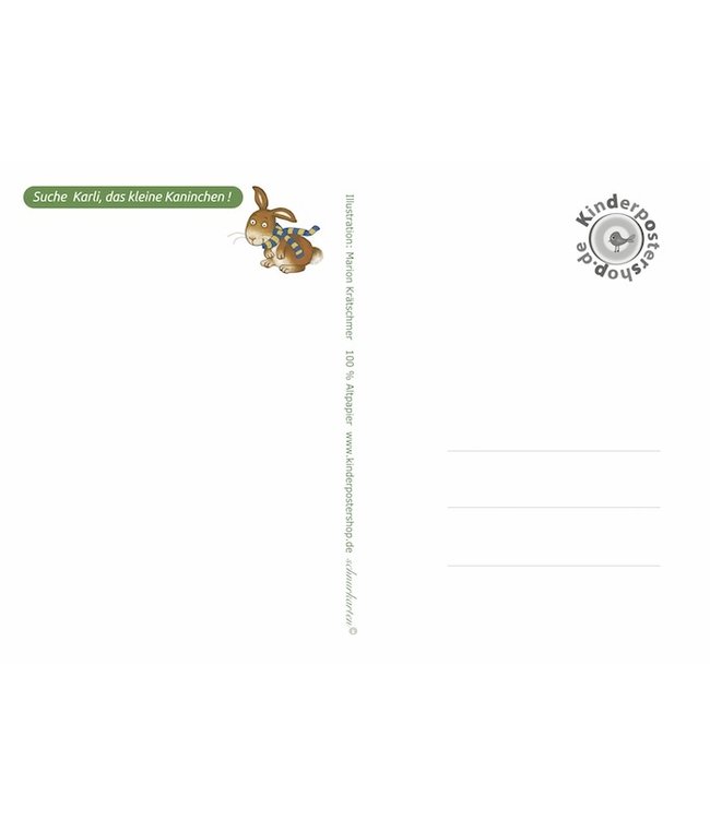 schnurkarten Suche Karli - Wimmelbild mit Suchelement